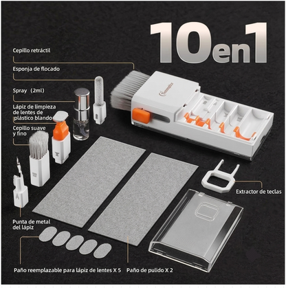 Kit de limpieza 10 en 1
